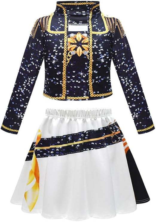 Mira Golden Stage Black Costume for Kids