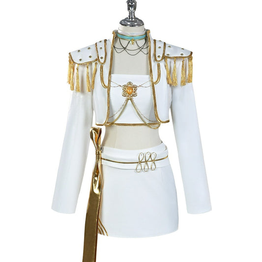 Mira Kpop Demon Hunters Golden Stage White Costume. Premium.