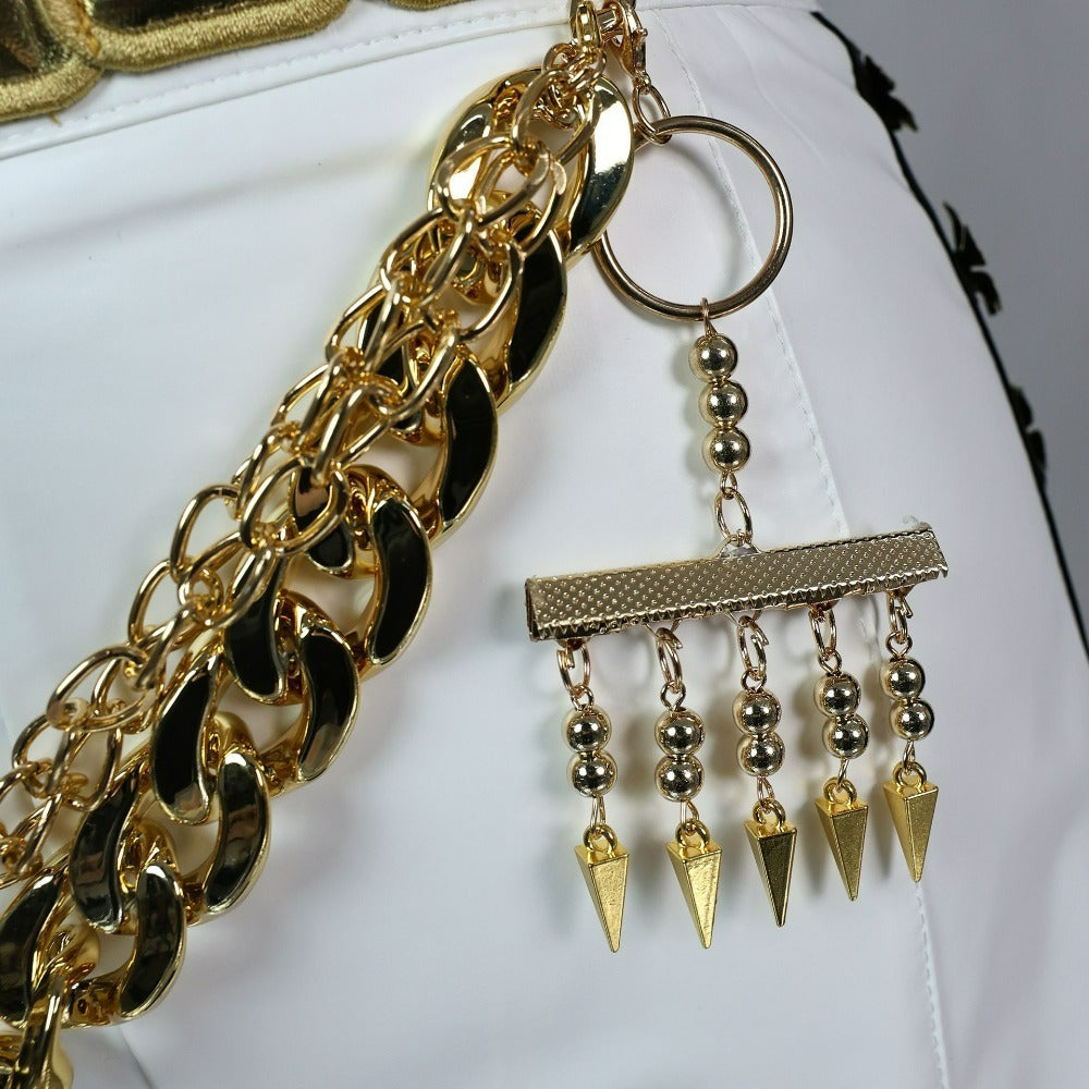 Rumi Kpop Demon Hunters Golden Stage Black Costume. Premium.