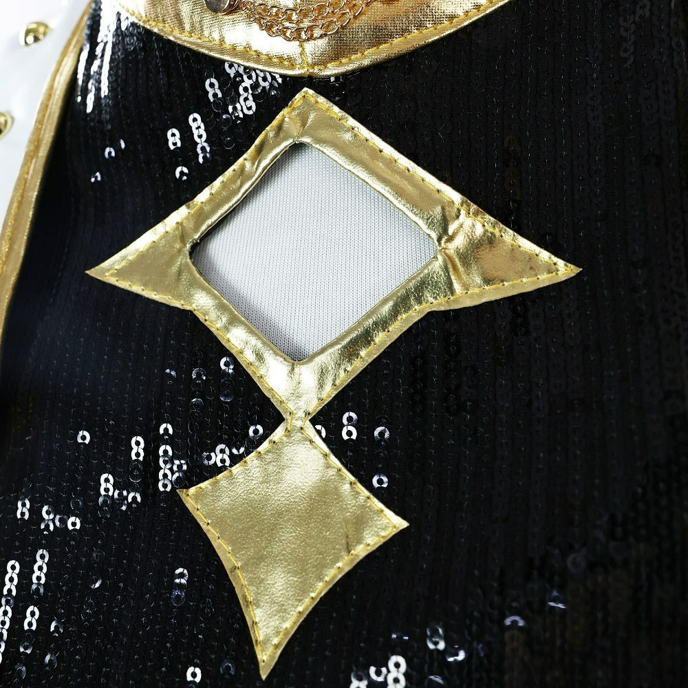 Zoey Kpop Demon Hunters Golden Stage Black Costume. Premium.